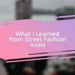 What I Learned from Street Fashion Icons